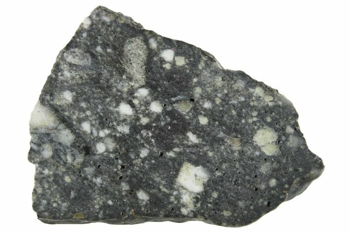 Polished Lunar Meteorite ( g) Slice - Aridal #360149